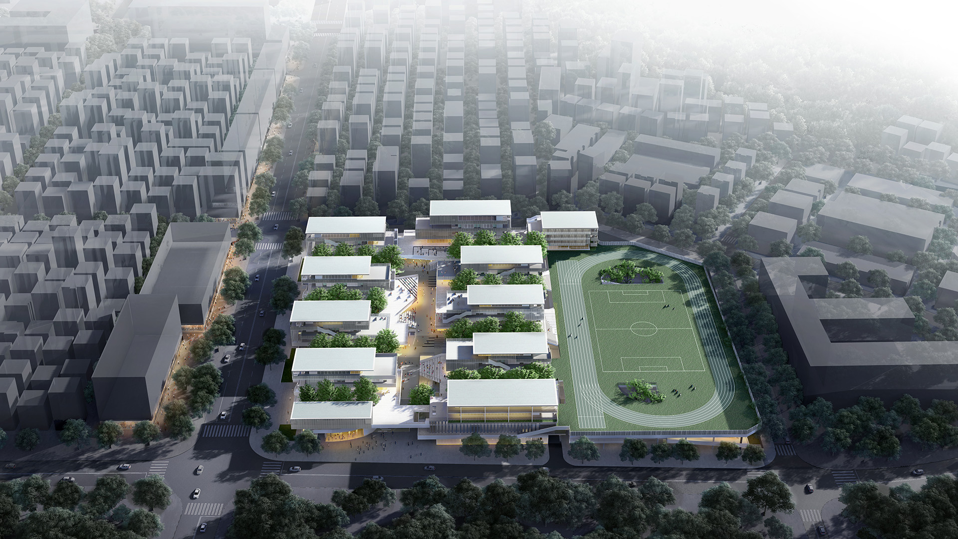 吉华街道三联九年一贯制学校